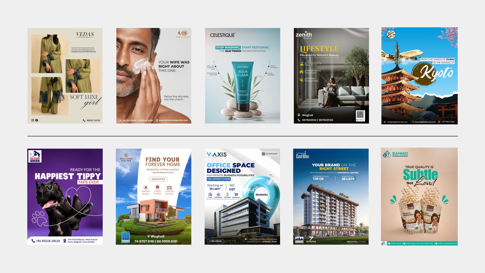 Meta ad creatives for real estate + lifestyle